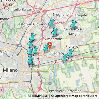 Mappa Via Guglielmo Marconi, 20054 Segrate MI, Italia (3.52786)