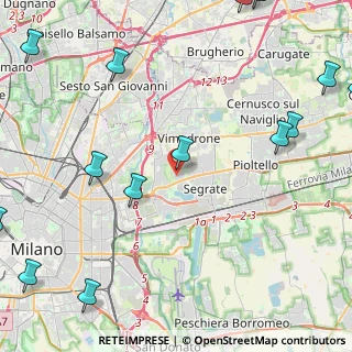 Mappa Via Guglielmo Marconi, 20054 Segrate MI, Italia (6.72714)