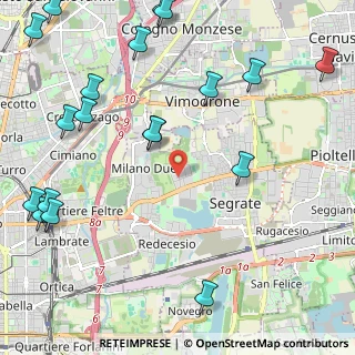 Mappa Via Guglielmo Marconi, 20054 Segrate MI, Italia (3.03842)