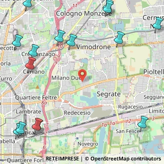 Mappa Via Guglielmo Marconi, 20054 Segrate MI, Italia (3.54667)