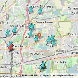 Mappa Via Guglielmo Marconi, 20054 Segrate MI, Italia (2.571)