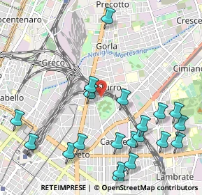 Mappa 20127 Milano MI, Italia (1.293)