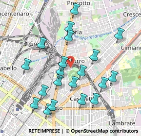 Mappa 20127 Milano MI, Italia (1.011)