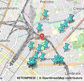Mappa 20127 Milano MI, Italia (1.111)