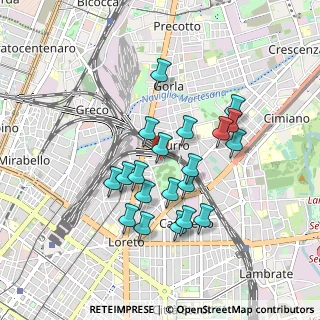 Mappa 20127 Milano MI, Italia (0.778)