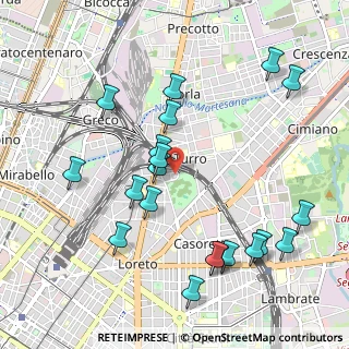 Mappa 20127 Milano MI, Italia (1.1235)