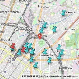 Mappa 20127 Milano MI, Italia (1.208)