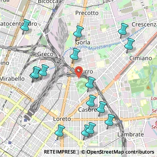 Mappa 20127 Milano MI, Italia (1.28133)
