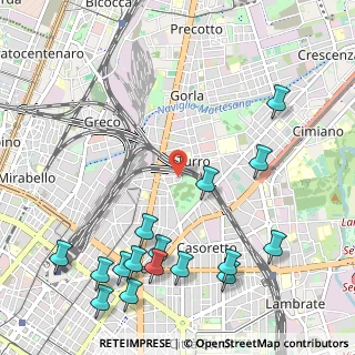 Mappa 20127 Milano MI, Italia (1.38125)