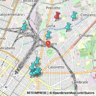 Mappa 20127 Milano MI, Italia (1.24636)