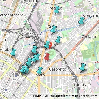 Mappa 20127 Milano MI, Italia (1.168)