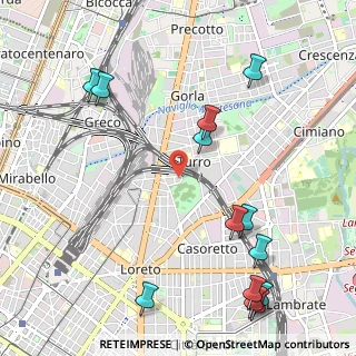 Mappa 20127 Milano MI, Italia (1.36462)