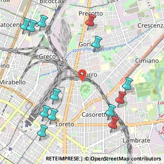 Mappa 20127 Milano MI, Italia (1.42154)