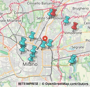Mappa 20127 Milano MI, Italia (3.952)