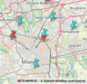 Mappa 20127 Milano MI, Italia (6.25455)