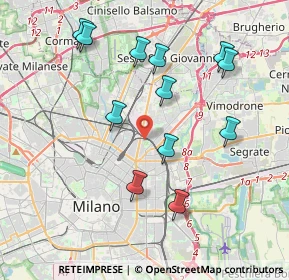 Mappa 20127 Milano MI, Italia (3.95833)