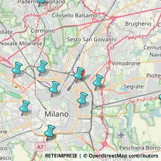 Mappa 20127 Milano MI, Italia (5.78167)
