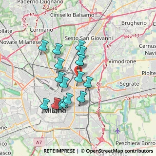Mappa 20127 Milano MI, Italia (2.94889)