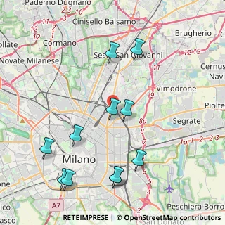 Mappa 20127 Milano MI, Italia (4.61545)