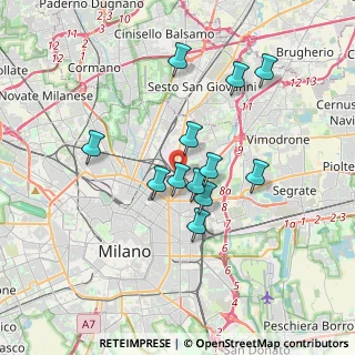 Mappa 20127 Milano MI, Italia (2.94333)