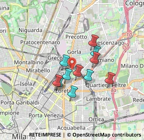 Mappa 20127 Milano MI, Italia (1.22909)