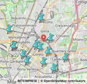 Mappa 20127 Milano MI, Italia (2.12077)