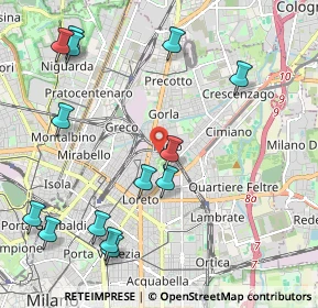 Mappa 20127 Milano MI, Italia (2.54643)