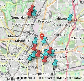 Mappa 20127 Milano MI, Italia (2.0135)