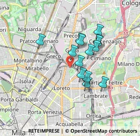 Mappa 20127 Milano MI, Italia (1.37143)