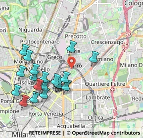 Mappa 20127 Milano MI, Italia (2.103)