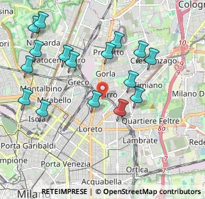 Mappa 20127 Milano MI, Italia (2.05875)