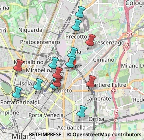 Mappa 20127 Milano MI, Italia (1.78714)