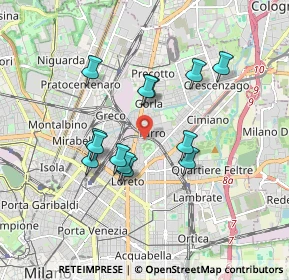Mappa 20127 Milano MI, Italia (1.50769)