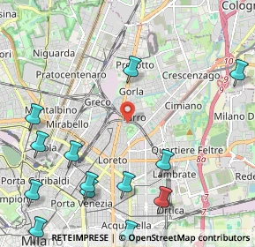 Mappa 20127 Milano MI, Italia (2.91308)
