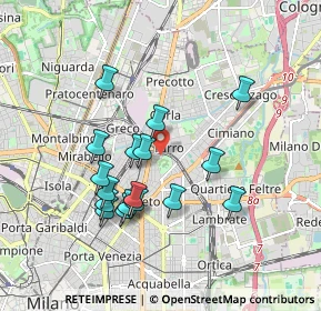 Mappa 20127 Milano MI, Italia (1.65882)