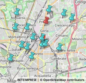 Mappa 20127 Milano MI, Italia (1.97063)