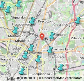 Mappa 20127 Milano MI, Italia (2.78692)