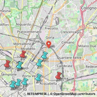 Mappa 20127 Milano MI, Italia (3.34091)