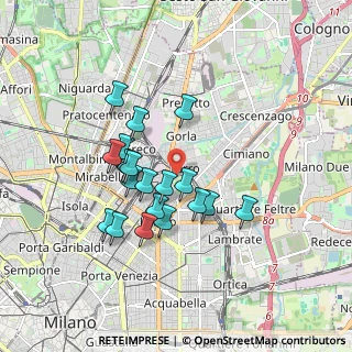Mappa 20127 Milano MI, Italia (1.50526)