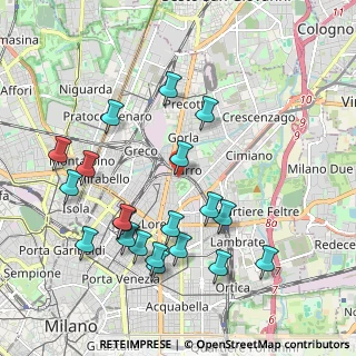 Mappa 20127 Milano MI, Italia (2.1455)