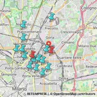 Mappa 20127 Milano MI, Italia (2.12875)