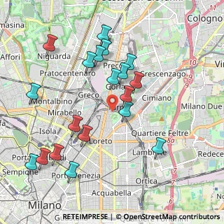 Mappa 20127 Milano MI, Italia (2.09947)
