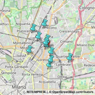Mappa 20127 Milano MI, Italia (1.30273)