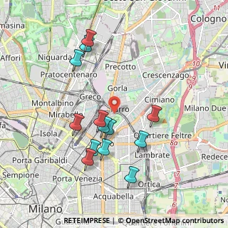 Mappa 20127 Milano MI, Italia (1.87154)