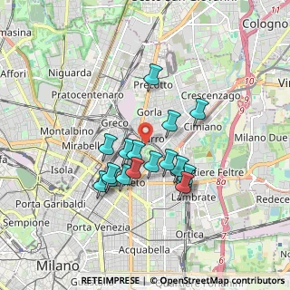Mappa 20127 Milano MI, Italia (1.45647)