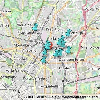 Mappa 20127 Milano MI, Italia (1.08083)