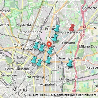 Mappa 20127 Milano MI, Italia (1.43636)