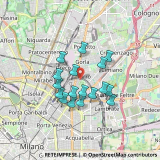 Mappa 20127 Milano MI, Italia (1.45235)