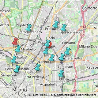 Mappa 20127 Milano MI, Italia (2.13571)