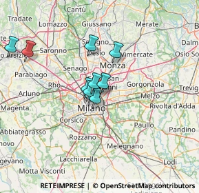 Mappa 20127 Milano MI, Italia (17.46538)